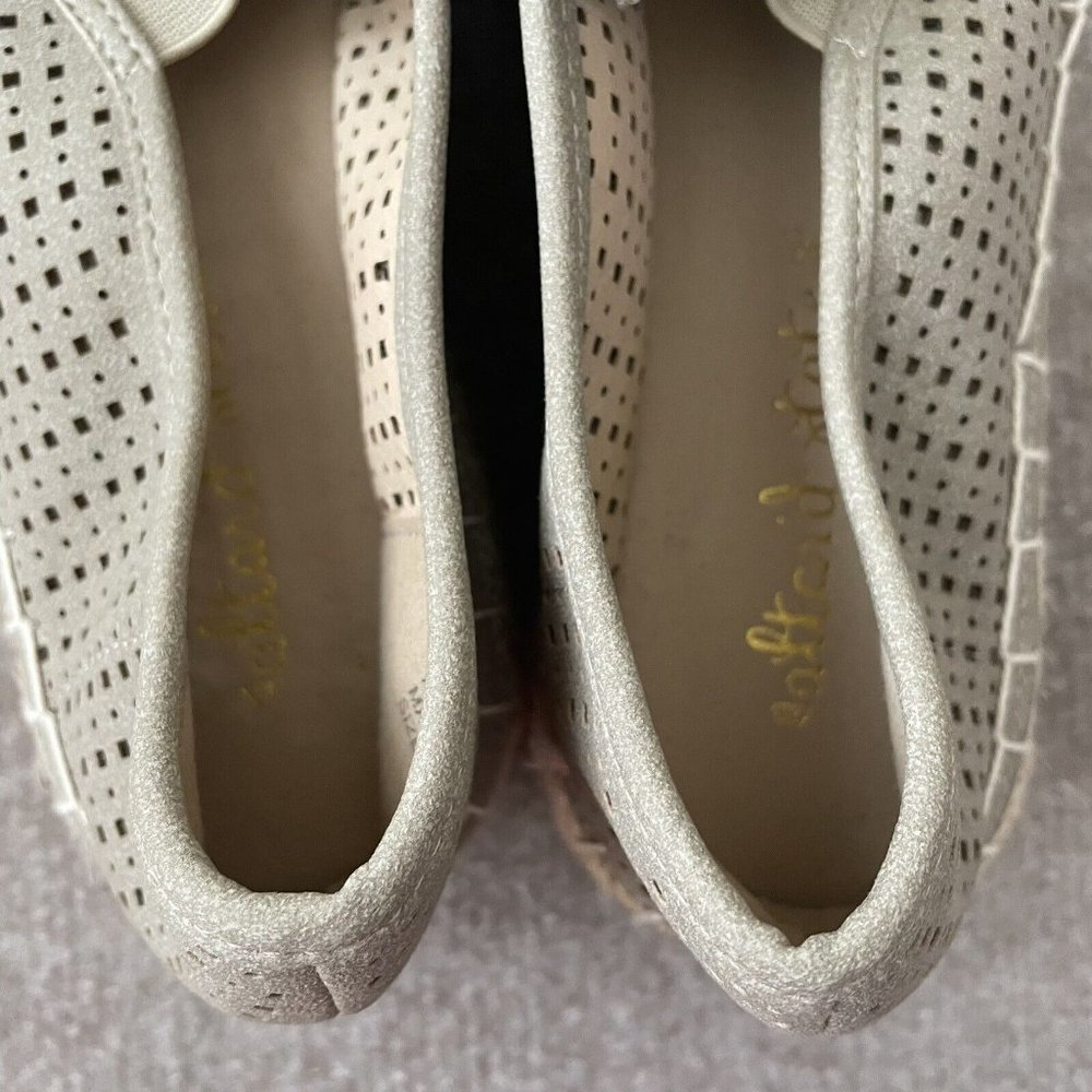 Altar'd State Sandals Womens 8 Beige Platform Espadrille Shoes Casual Summer - Picture 6 of 12